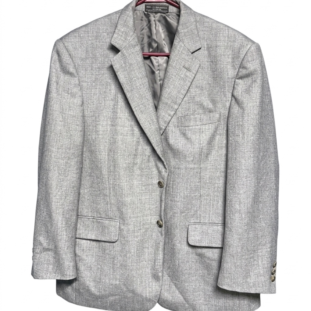 Vintage Holley's Shop For Men Gray Blazer Sport Coat Suit Jacket 42 Short — image 2 of 6